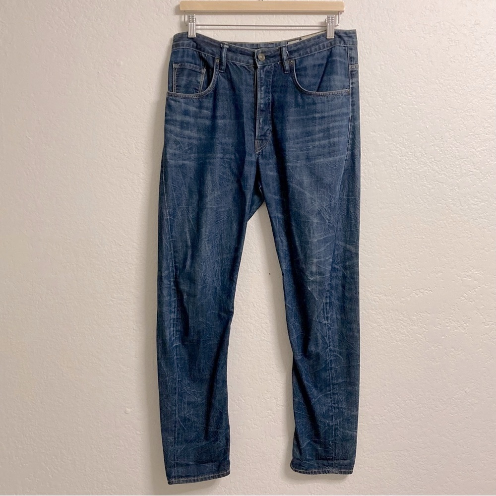 All Saints Slim Dark Wash Blue Denim Jeans, Size 28 (34)